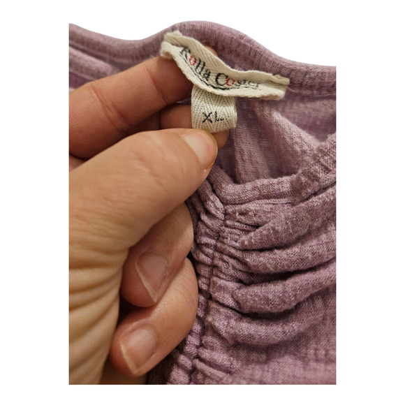 Rolla Coster Size XL Light Purple Short Sleeve Mini Dress - Picture 3 of 7